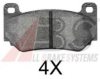 A.B.S. 37373 OE Brake Pad Set, disc brake